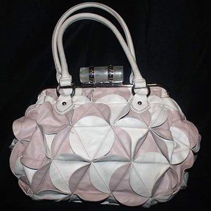 Fiorelli Light Pink Creme Clasp Closure Handbag Purse